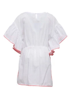 Snapper Rock Girls' Spring Fling Cover Up Dress (Toddler, Little Kid, Big Kid) 9 Snapper Rock Girls' Spring Fling Cover Up Dress (Toddler, Little Kid, Big Kid) -Swimwear Outlet 8857717342376 white 2a