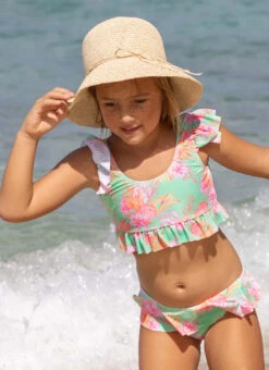 Snapper Rock Kids' Wide Brim Packable Sun Hat -Swimwear Outlet 8857717407912 natural 1a