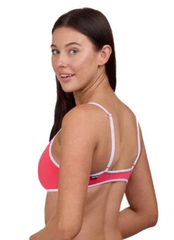 JOLYN Women's Amanda Scoop Neck Bikini Top 24 JOLYN Women's Amanda Scoop Neck Bikini Top -Swimwear Outlet 8859410956456 coralreefwhite 2a