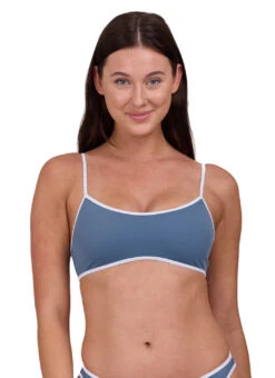 JOLYN Women's Amanda Scoop Neck Bikini Top 38 JOLYN Women's Amanda Scoop Neck Bikini Top -Swimwear Outlet 8859410956456 dolphinswhite 1a