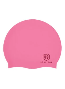 SOUL CAP Kids' Swim Cap 40 SOUL CAP Kids' Swim Cap -Swimwear Outlet 8872115011752 pink 1a