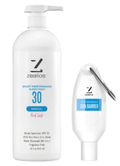 Zealios Skin Care Sport Performance Mineral With Reef Safe SPF 30 Sunscreen, 32 Oz -Swimwear Outlet 8890897399976 4
