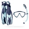 Cressi Tinetto Rocks Snorkle Dry Set 2 Cressi Tinetto Rocks Snorkle Dry Set -Swimwear Outlet 8901294588072 blue