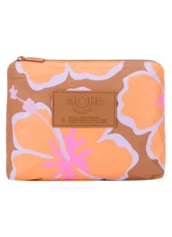 ALOHA Pua Waikiki Small Swim Pouch -Swimwear Outlet 8930200256680 toffee 1a