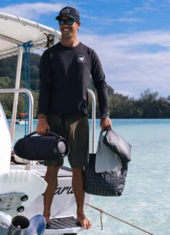 ALOHA Fin Mid Swim Pouch 11 ALOHA Fin Mid Swim Pouch -Swimwear Outlet 8930200584360 charcoalblack 3a